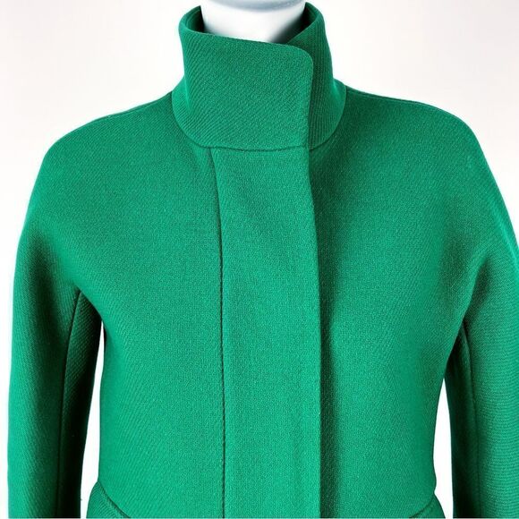 J. Crew Kelly Green Stadium Cloth Wool Coat - Picture 7 of 16
